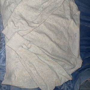 Hollister Light Gray Crewneck Sweatshirt